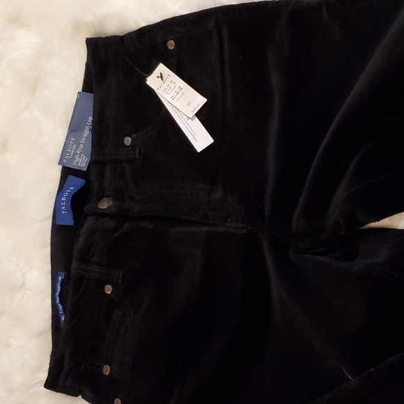 Talbots High-rise Straight-leg Cords - black - Picture 2 of 11